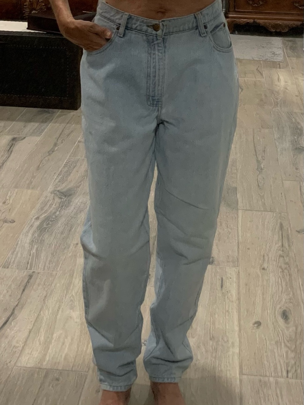 Vintage High-Waisted Bass Jeans